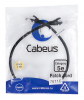 Cabeus "PC-UTP-RJ45-Cat.5e-0.5m-BK"