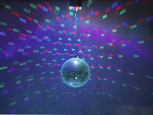 EUROLITE "LED Mirror Ball 20 cm with  motor FC"
